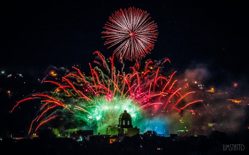 How to photograph fireworks.