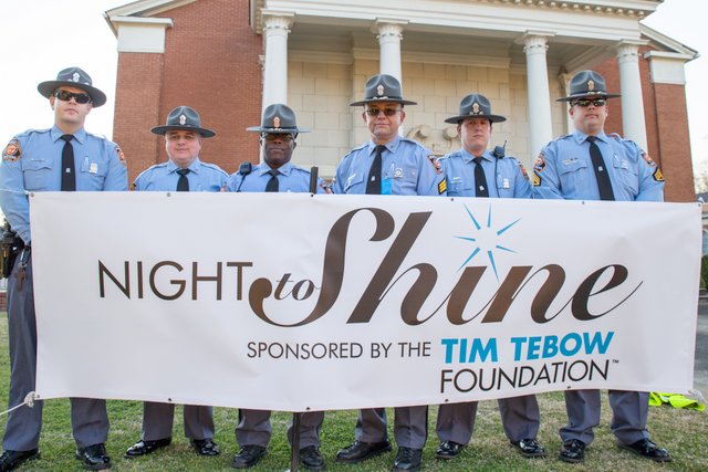 Tim Tebow Foundation's Night to Shine event hosted by First Baptist Church in Americus, Georgia.