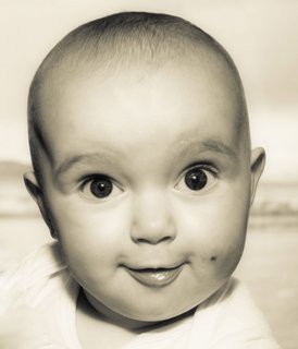 Babies like bokeh, too. Babies like bokeh, too.